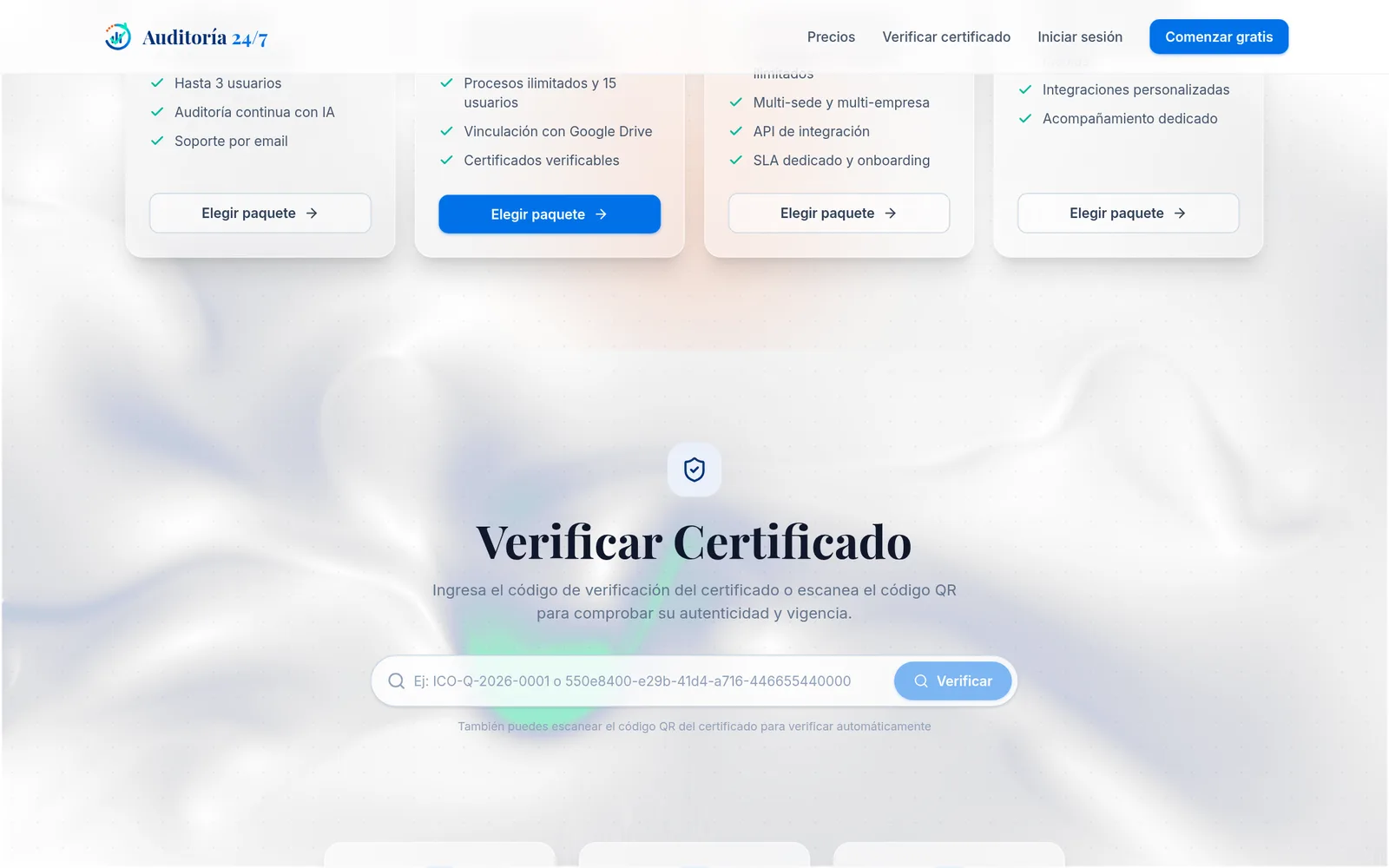 Flujo de la auditoría continua